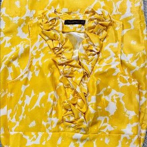 EUC Limited yellow and white sundress